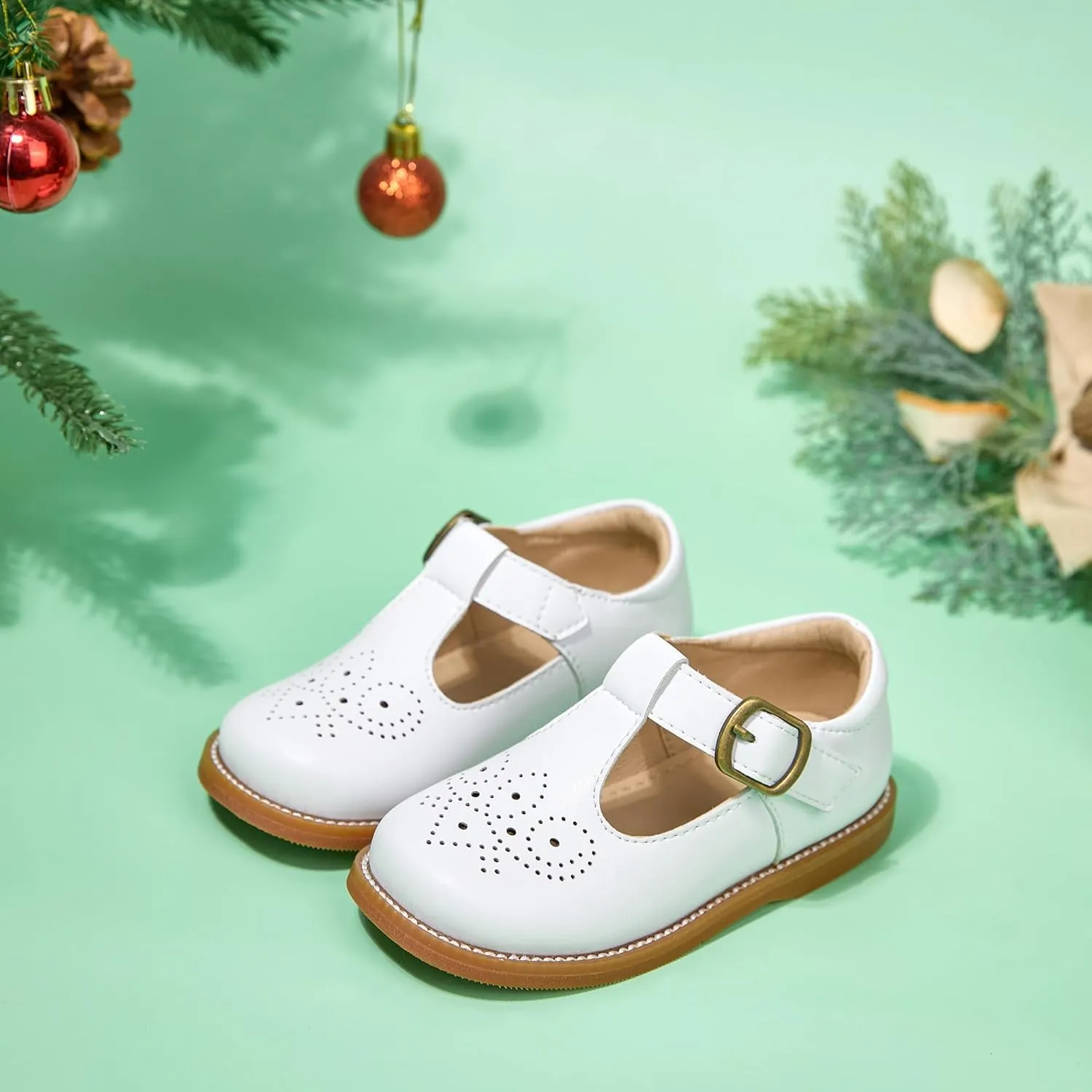 Otter MOMO Toddler/Little Girls Mary Jane Slip-on School Uniform Party Dress Shoes