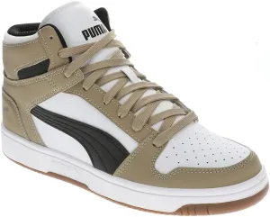 PUMA Rebound Layup SL Men's Sneaker, 9.5 D(M) US, Oak-Black-White-Gum