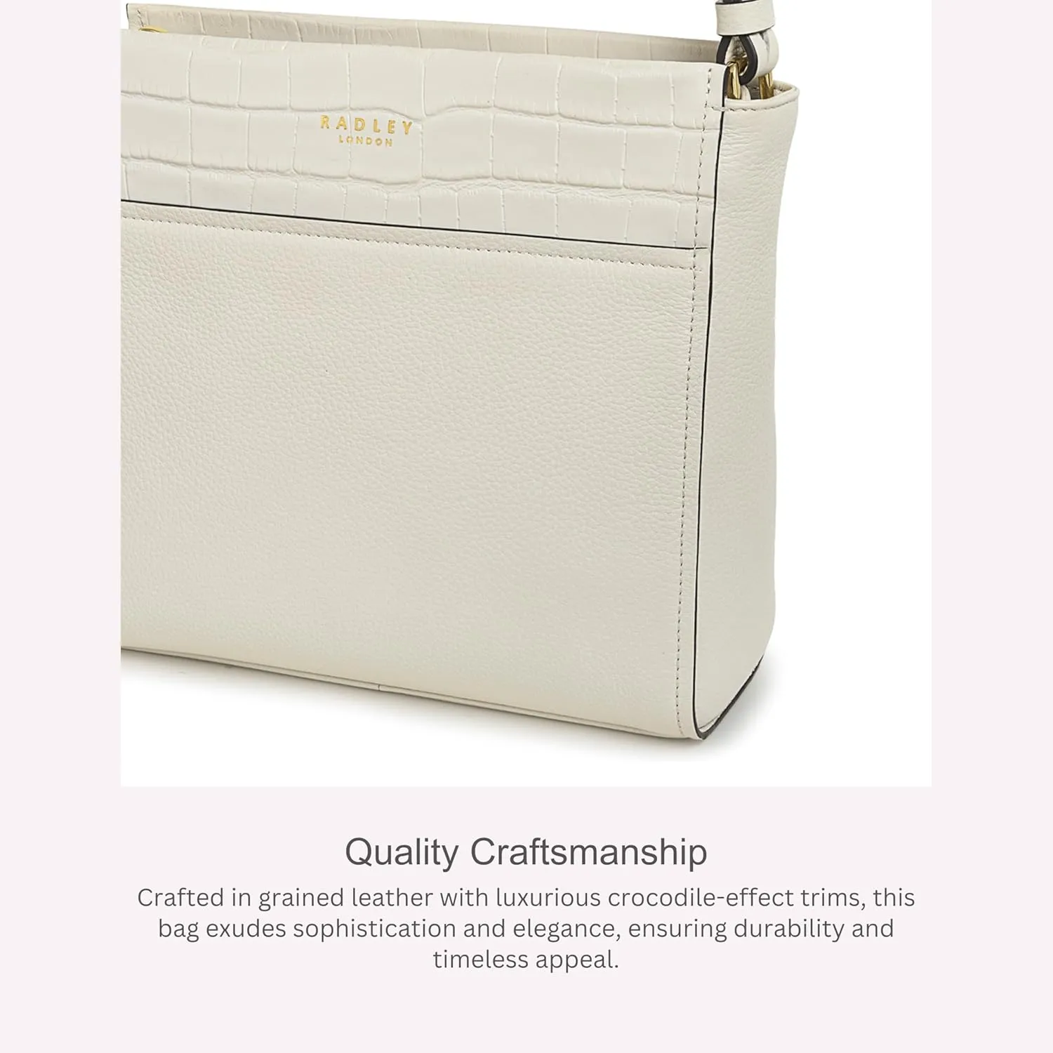RADLEY London Downtown Women’s Small Leather Ziptop Crossbody Bag