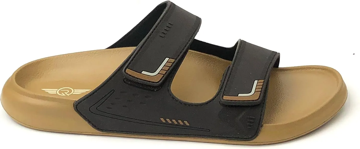 REDVOLUTION Men's Sport Slides Casual Sandals for Beach, Gym, Pool || 06M