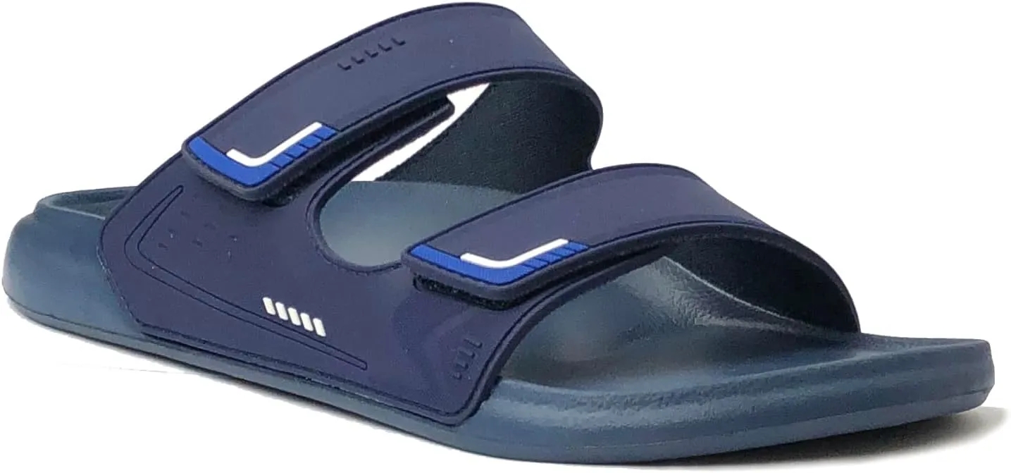 REDVOLUTION Men's Sport Slides Casual Sandals for Beach, Gym, Pool || 06M