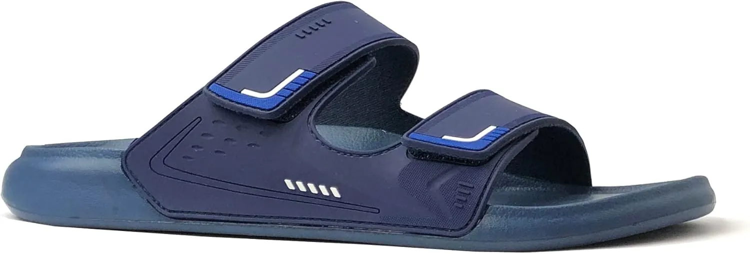 REDVOLUTION Men's Sport Slides Casual Sandals for Beach, Gym, Pool || 06M