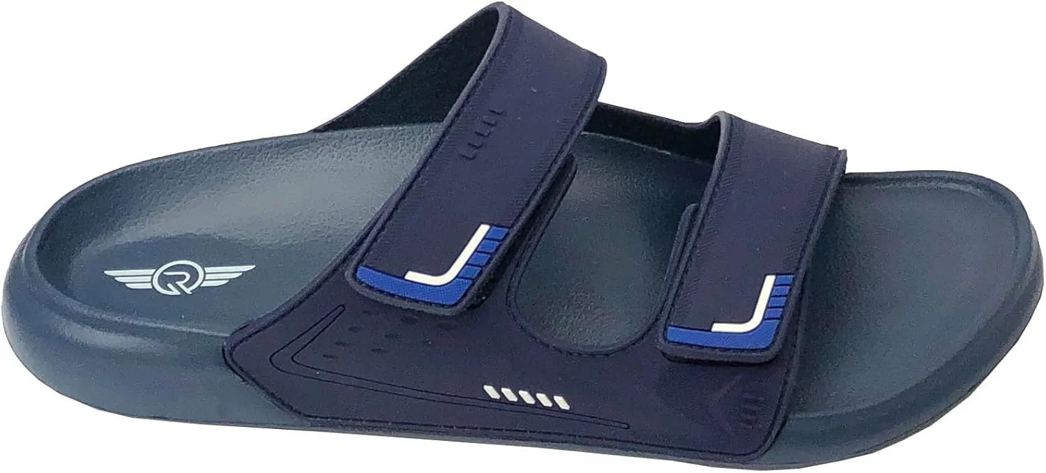 REDVOLUTION Men's Sport Slides Casual Sandals for Beach, Gym, Pool || 06M