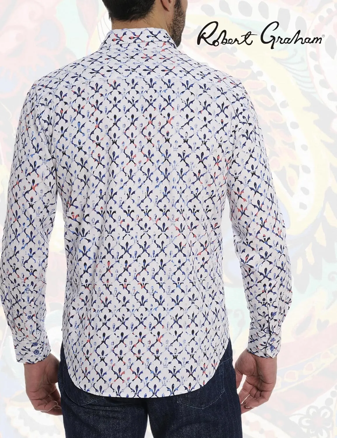 Robert Graham Men's Argos Long-Sleeve Button-Down Shirt