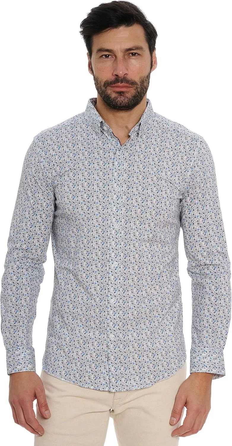 Robert Graham Men's Kylen Long Sleeve Knit Shirt