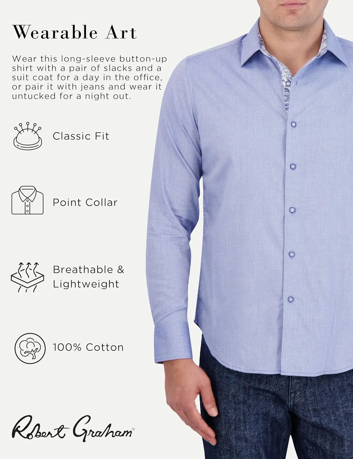 Robert Graham Men's Wayfarer Long-Sleeve Button-Down Shirt