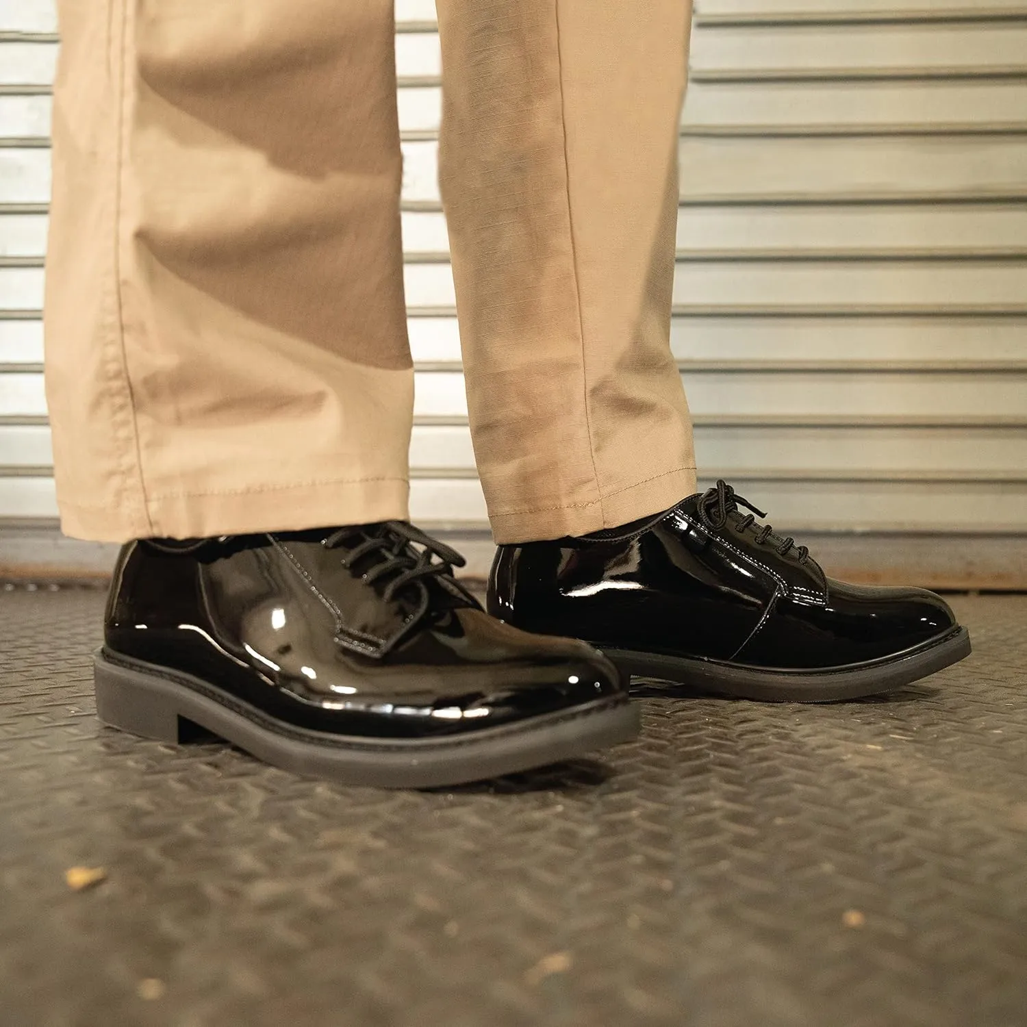 Rothco Uniform Hi-Gloss Oxford Dress Shoe Formal Dress Shoe