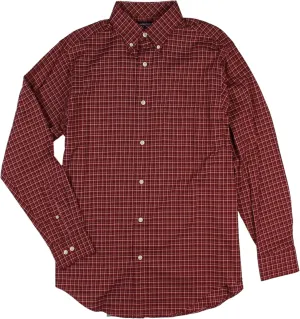Roundtree & Yorke Lightweight Pinpoint Oxford Men's Long Sleeve Dress Shirt - Regular Sizes