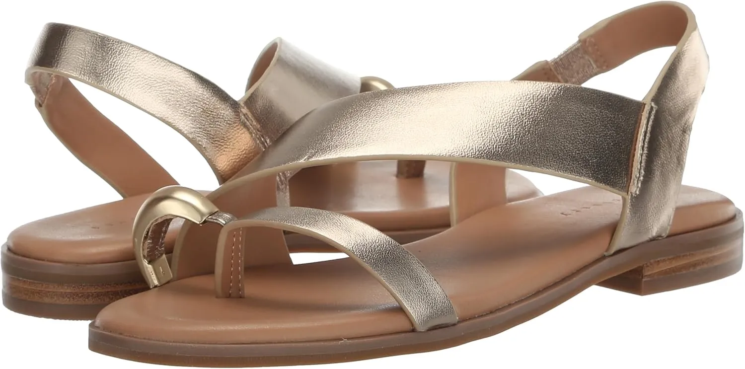 Sanctuary Women's Suave Ring Sandal-Open Toe Slip-On, Comfortable Cushioned Footbed, Stylish Casual Summer Footwear