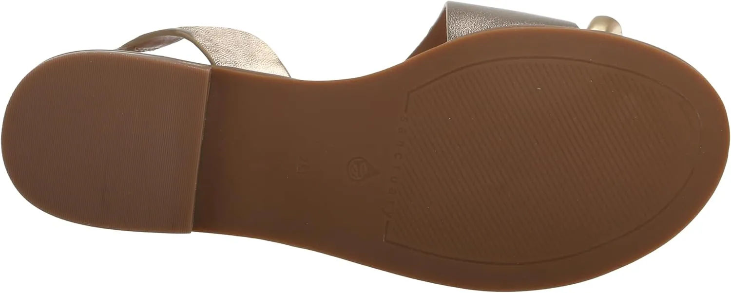 Sanctuary Women's Suave Ring Sandal-Open Toe Slip-On, Comfortable Cushioned Footbed, Stylish Casual Summer Footwear