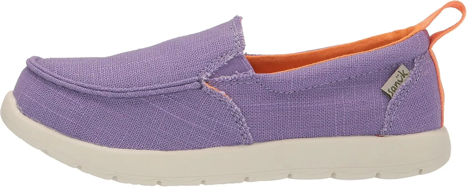 Sanuk Unisex-Child Lil Sidewalk Surfer Lite Sneaker