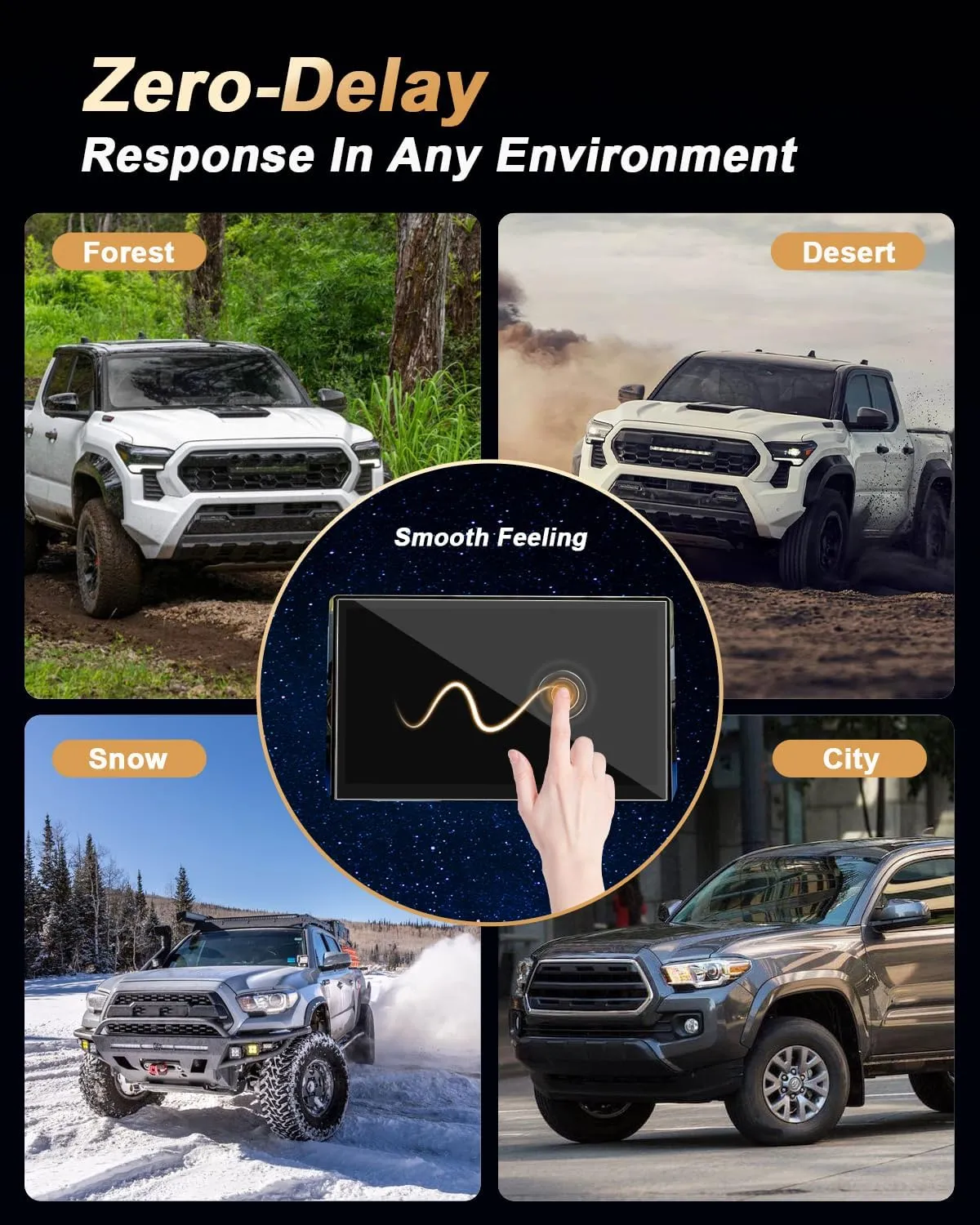 Screen Protector For 2024-2025 Tacoma/2025 4Runner, 14-Inch Matte Tempered Glass Navigation Protector For 2024 2025 Tacoma(Limited/TRD Pro/Trailhunter/TRD Sport/TRD Off-Road) Accessories Anti Glare
