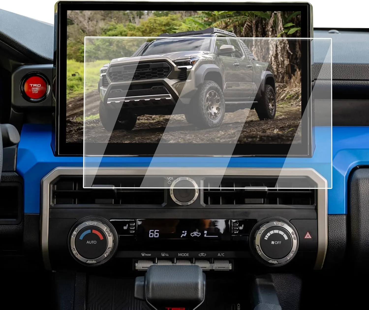 Screen Protector For 2024-2025 Tacoma/2025 4Runner, 14-Inch Matte Tempered Glass Navigation Protector For 2024 2025 Tacoma(Limited/TRD Pro/Trailhunter/TRD Sport/TRD Off-Road) Accessories Anti Glare