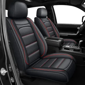 Seat Covers Compatible with Toyota Tundra for 2014-2021(Redline)