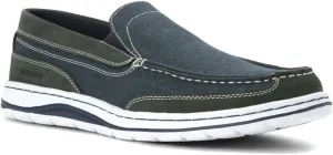 Sebago Men's Hartland Slip On (10.5 M in Navy Canvas/Nubuck)