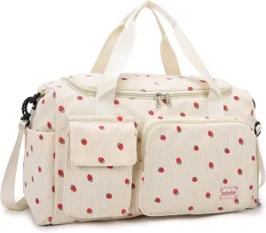 Small Gym Bags for Women, Travel Duffle Bag with Shoes Compartment, 4 in 1 Carry on Weekender Overnight Bag with Dry Wet Separated Pocket, Sport Gym Tote Bag for Yoga, Dance, Swimming, Workout, Ballet