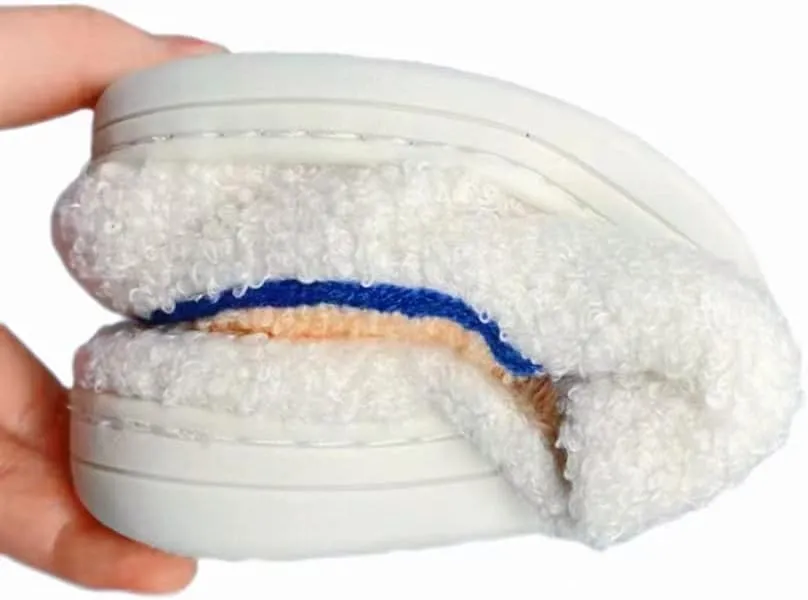 Smile Face Slippers Women Men Toddlers House Slippers for Kids Waterproof Sole Fuzzy Slide Boys Girls Slip-on Shoes for Women