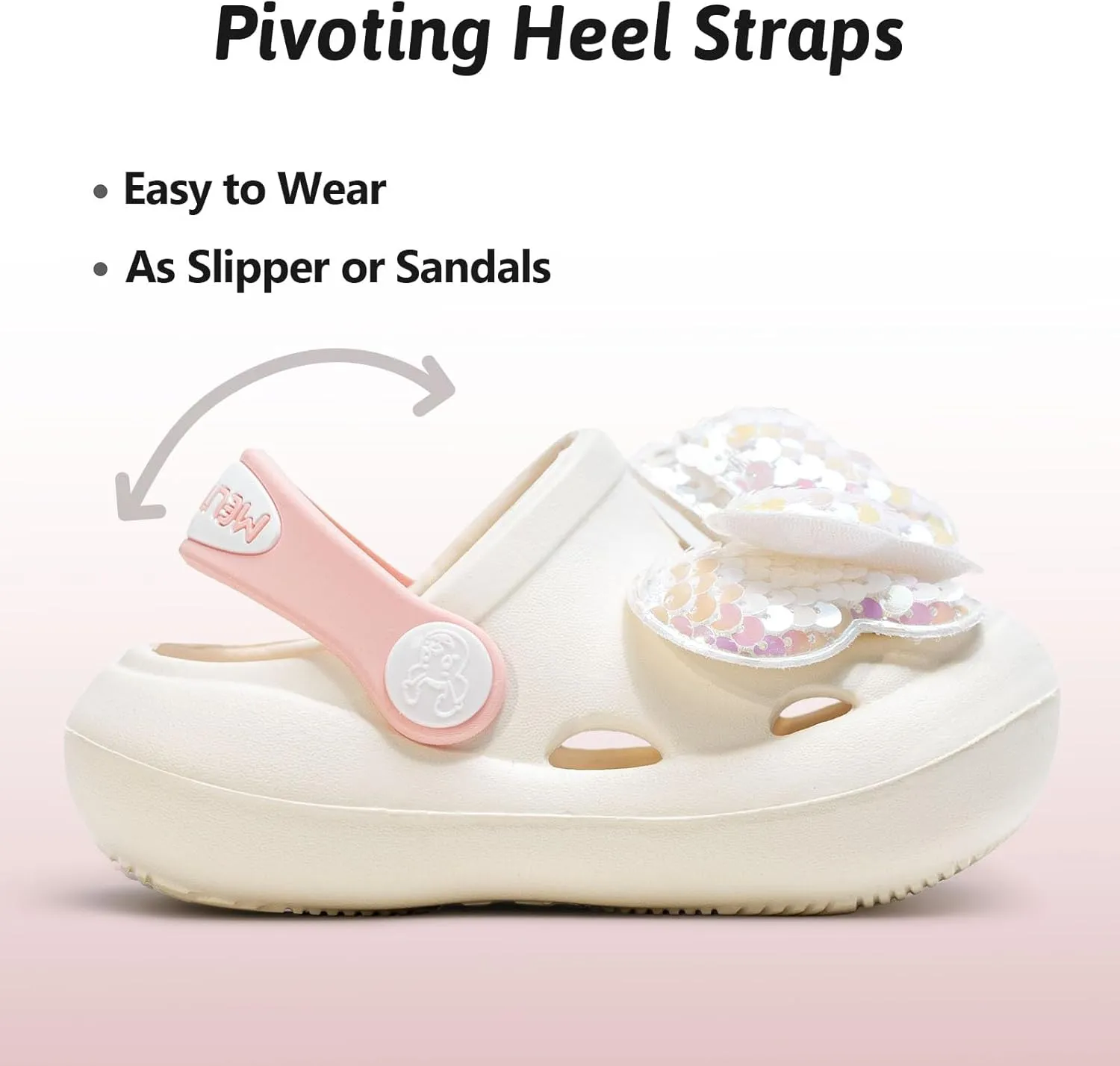Toddler Girls Garden Clogs Kids Cartoon Beach Slide Sandals(Toddler/Little Kids)