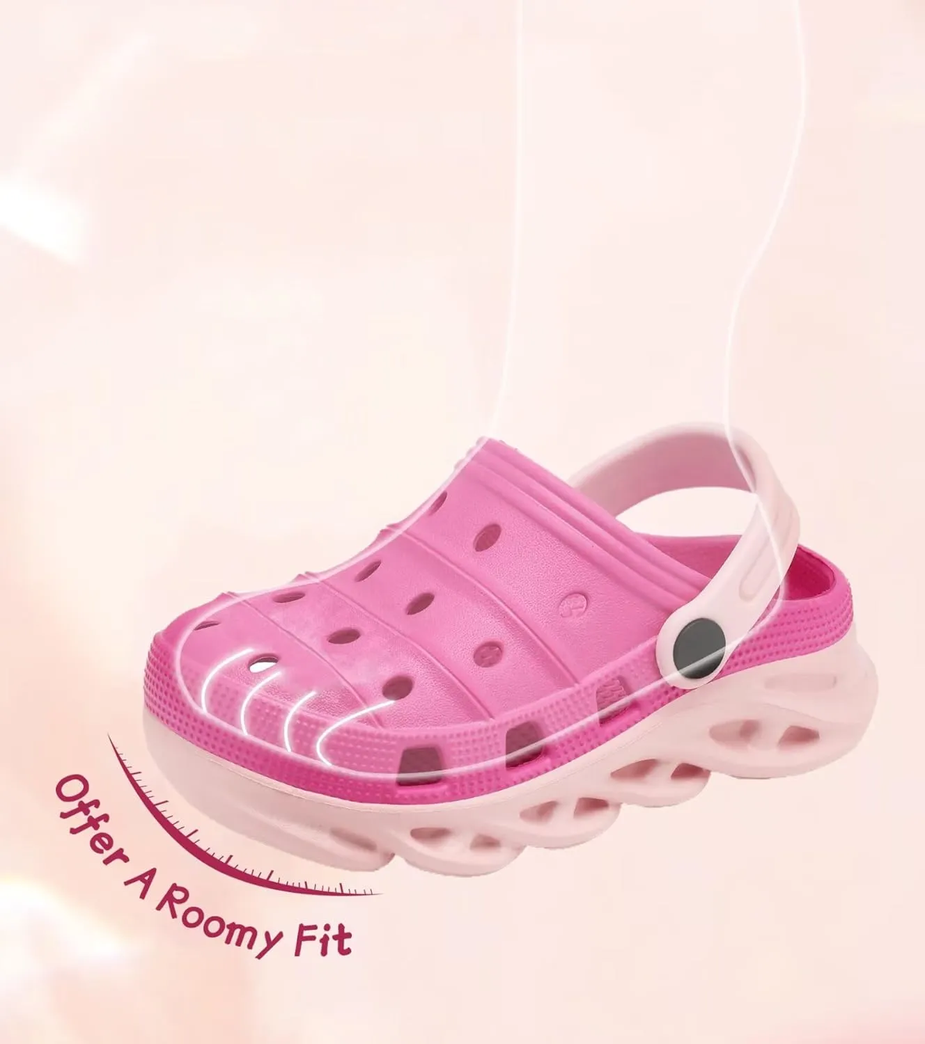 Toddler Kids Clogs Slip on Slide Sandals Slippers for Beach Pool Garden