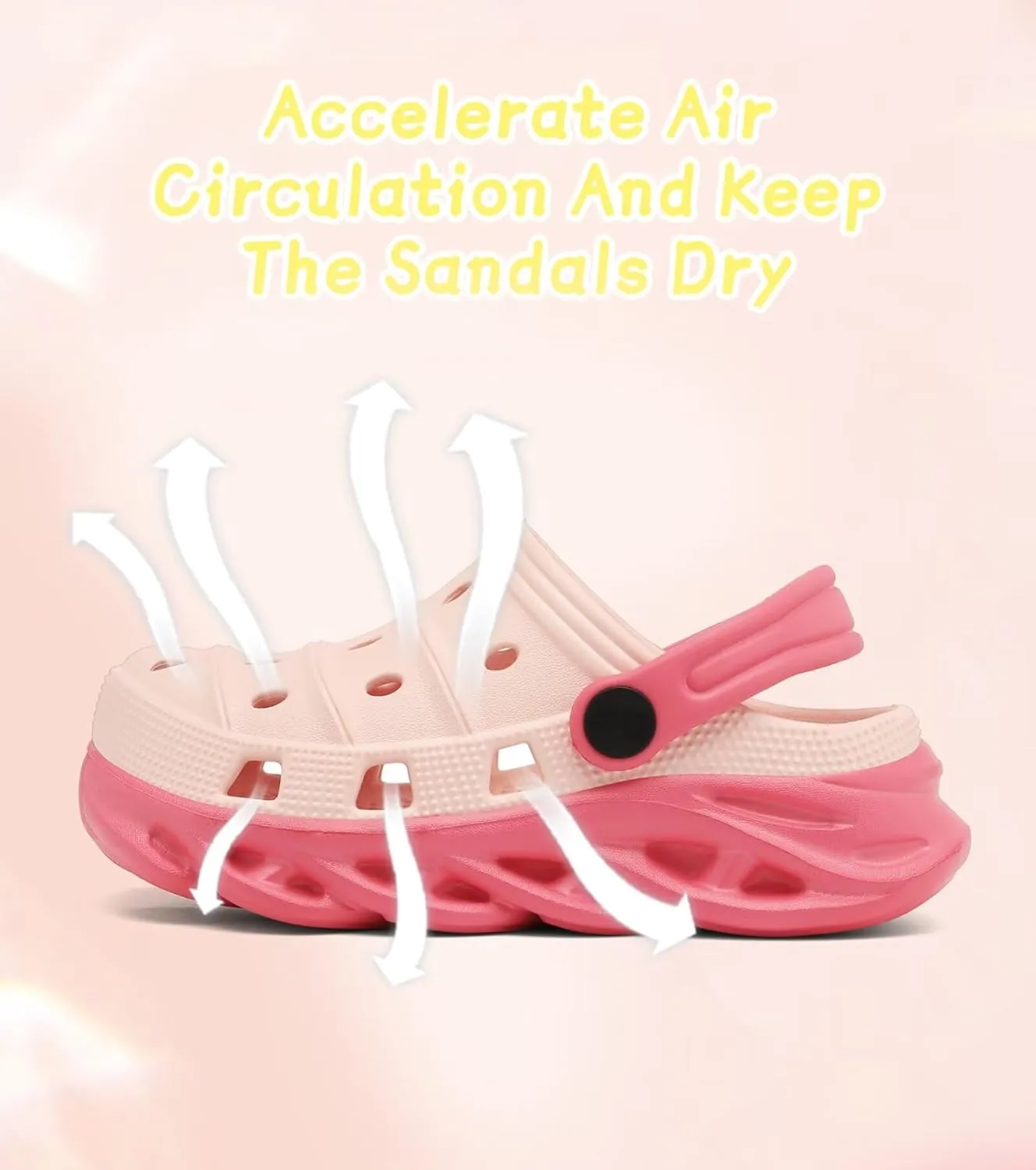 Toddler Kids Clogs Slip on Slide Sandals Slippers for Beach Pool Garden
