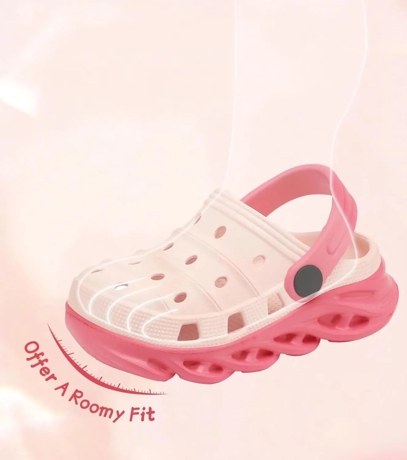 Toddler Kids Clogs Slip on Slide Sandals Slippers for Beach Pool Garden