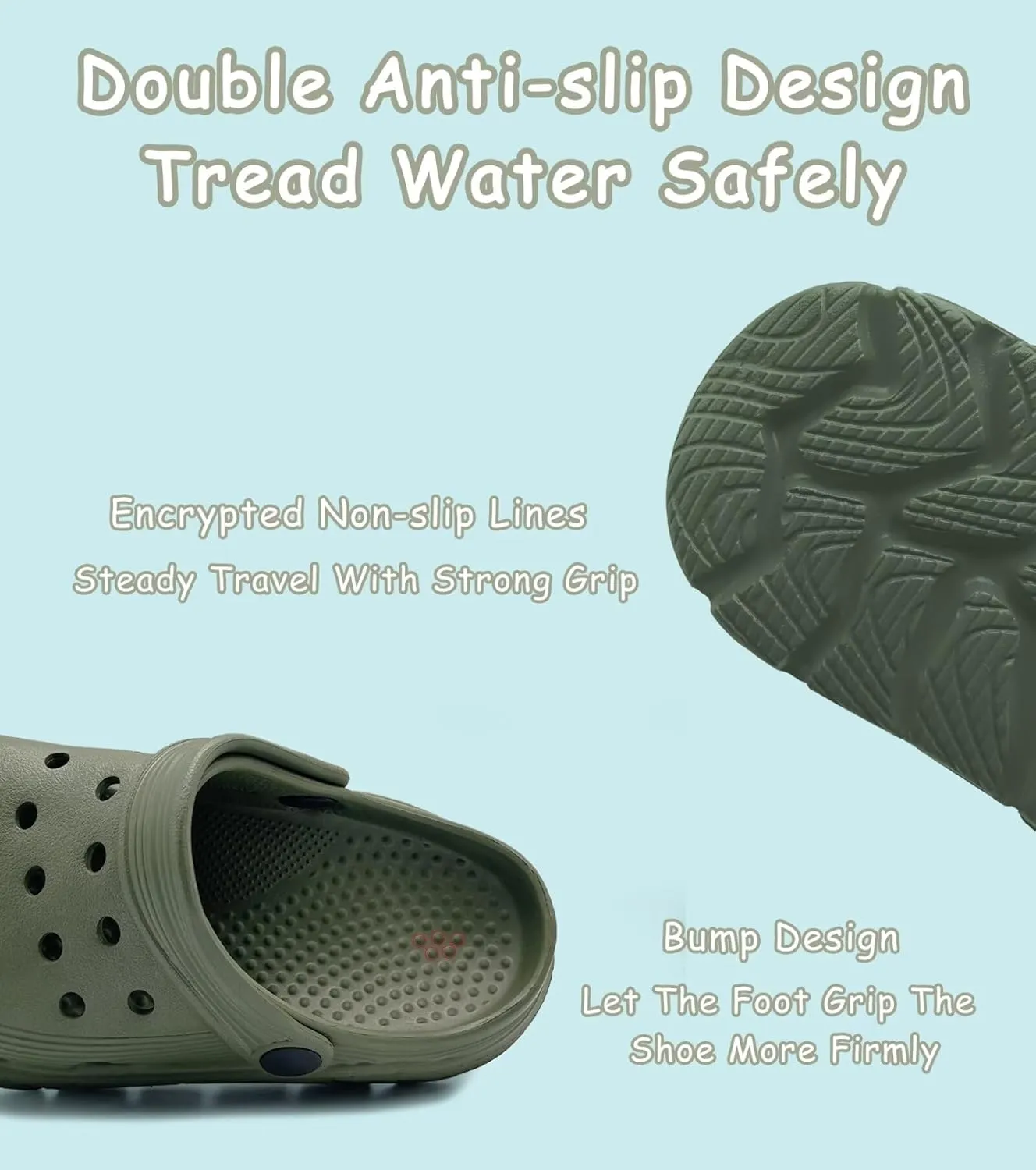 Toddler Kids Garden Clog Slip On Slide Sandals Beach Water Shoes