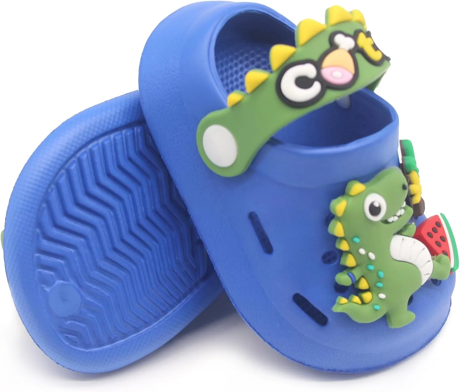 Toddler Shoes Little Kid Clogs Slide Sandals for 0-8yrs Kids Unisex Girls Shoes and Boys Shoes Garden Shoes Cartoon Slides Slip-Resistance Sandals Beach Slippers