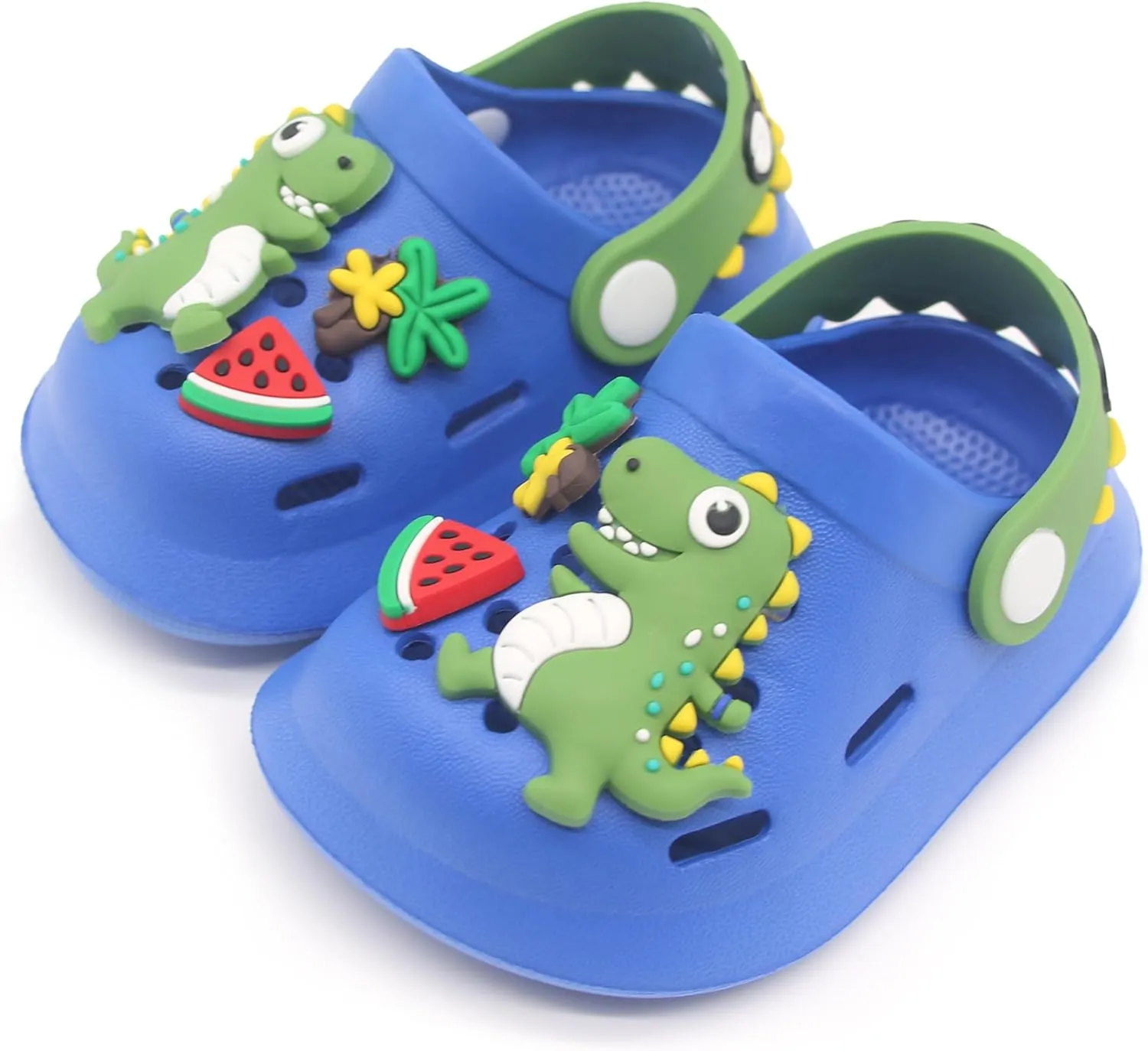 Toddler Shoes Little Kid Clogs Slide Sandals for 0-8yrs Kids Unisex Girls Shoes and Boys Shoes Garden Shoes Cartoon Slides Slip-Resistance Sandals Beach Slippers
