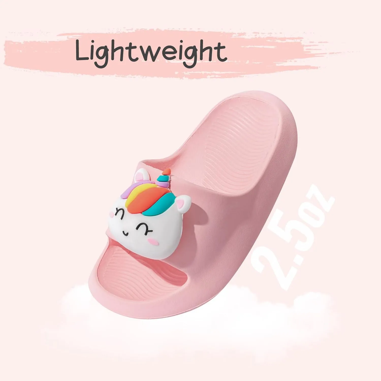 Toddler Slides Girls Boys Slipper Unisex Kids Slide Sandals for Kids Flip Flops Comfy Shower Slippers Beach Garden Shoes