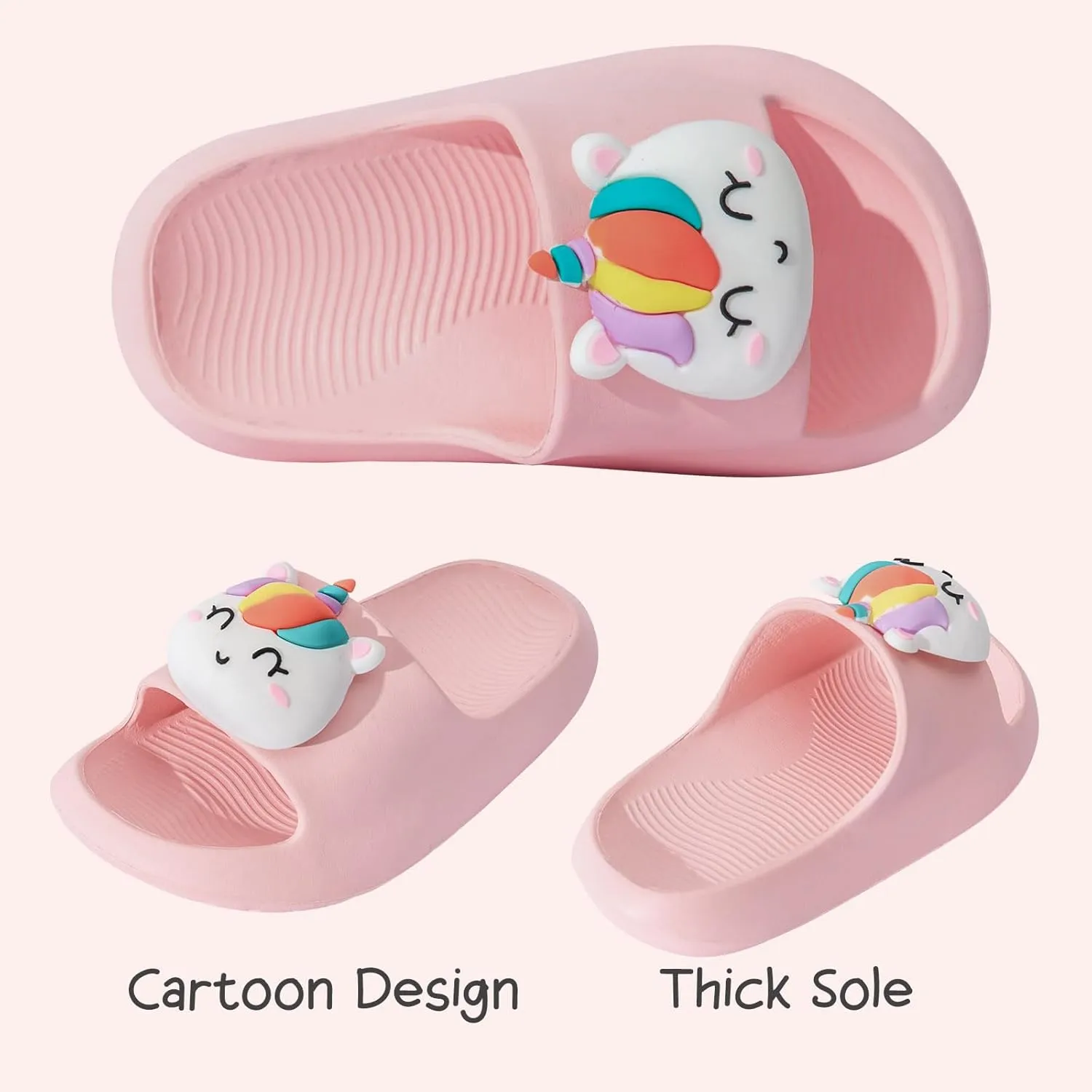 Toddler Slides Girls Boys Slipper Unisex Kids Slide Sandals for Kids Flip Flops Comfy Shower Slippers Beach Garden Shoes