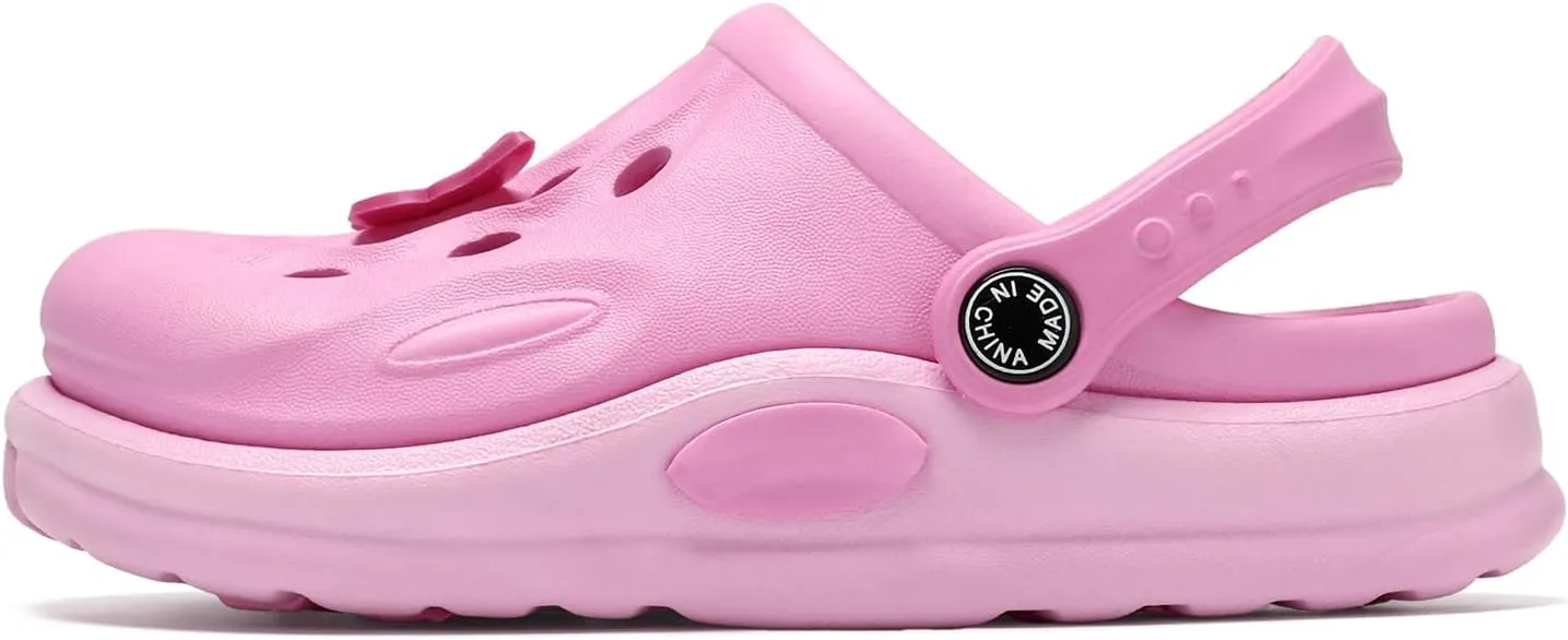 Toddler Water Clogs Lightweight Summer Garden Shoes Cartoon Durable Infant Slide Slippers for Boys Girls