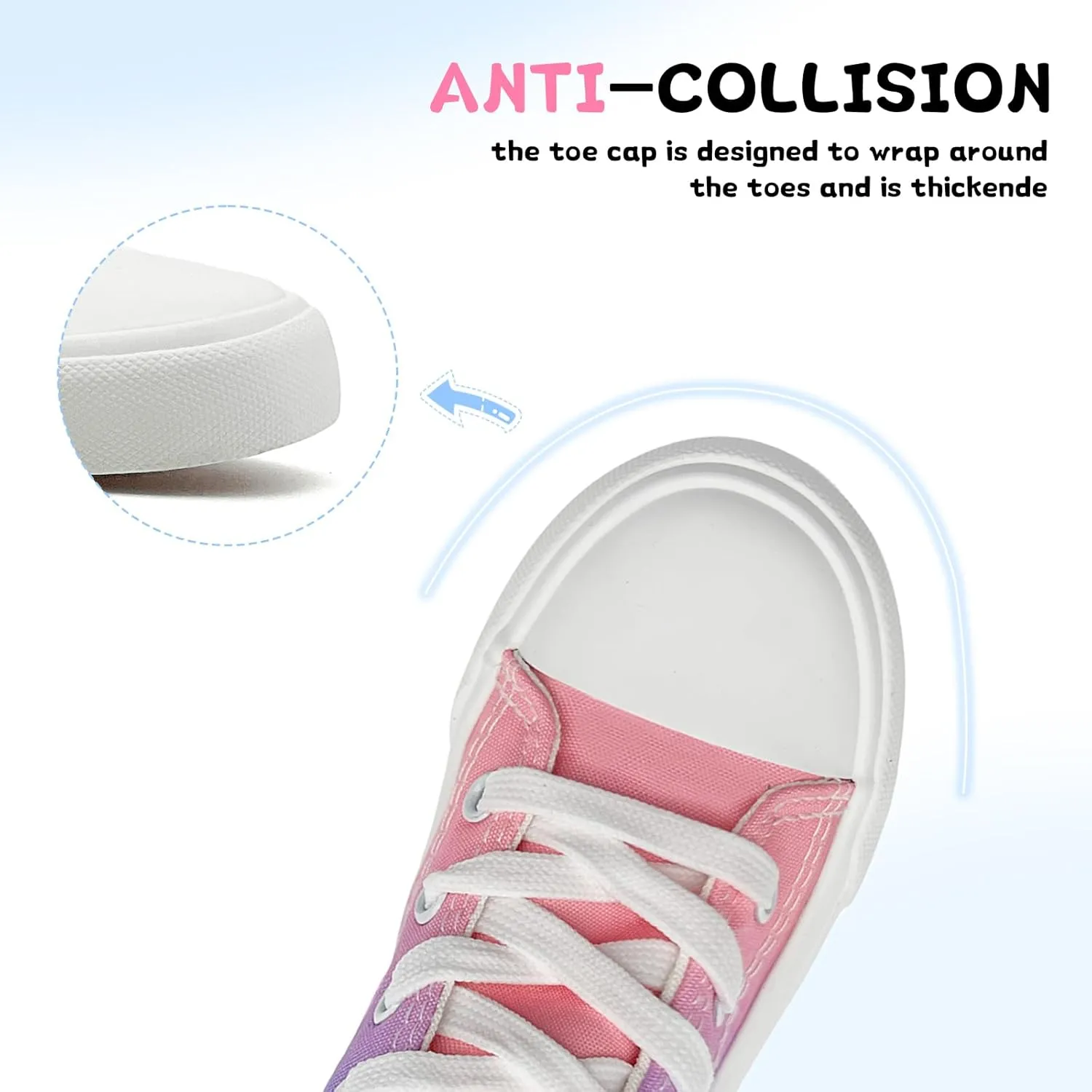 Toddler/Little Sneakers for Girls Boys Kids Fashion High Tops Canvas Shoes Classic Casual Tennis Shoes Colorful Shoes