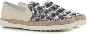 Tod's Women's Glitter Slip-ONS Shoes