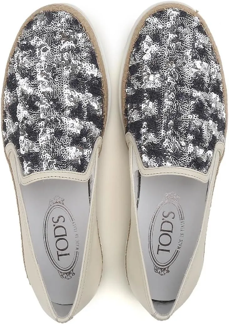 Tod's Women's Glitter Slip-ONS Shoes