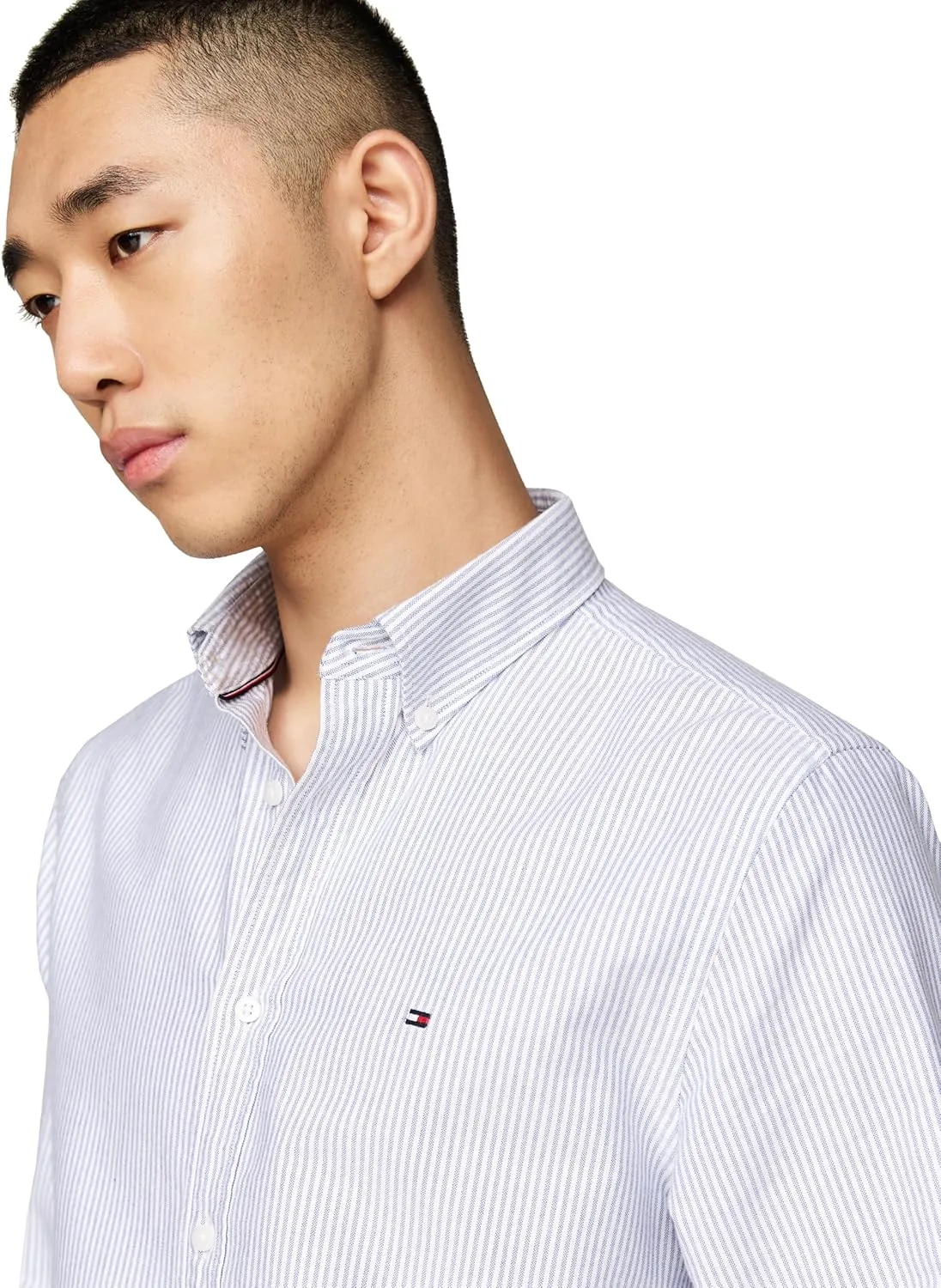 Tommy Hilfiger Long Sleeve Oxford Regular Fit, Men's Button Down Shirts, Also Available in Big and Tall