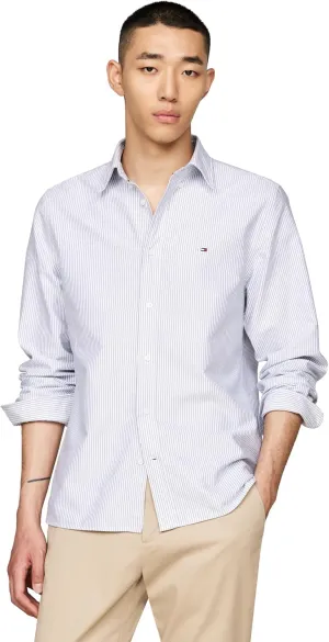 Tommy Hilfiger Long Sleeve Oxford Regular Fit, Men's Button Down Shirts, Also Available in Big and Tall