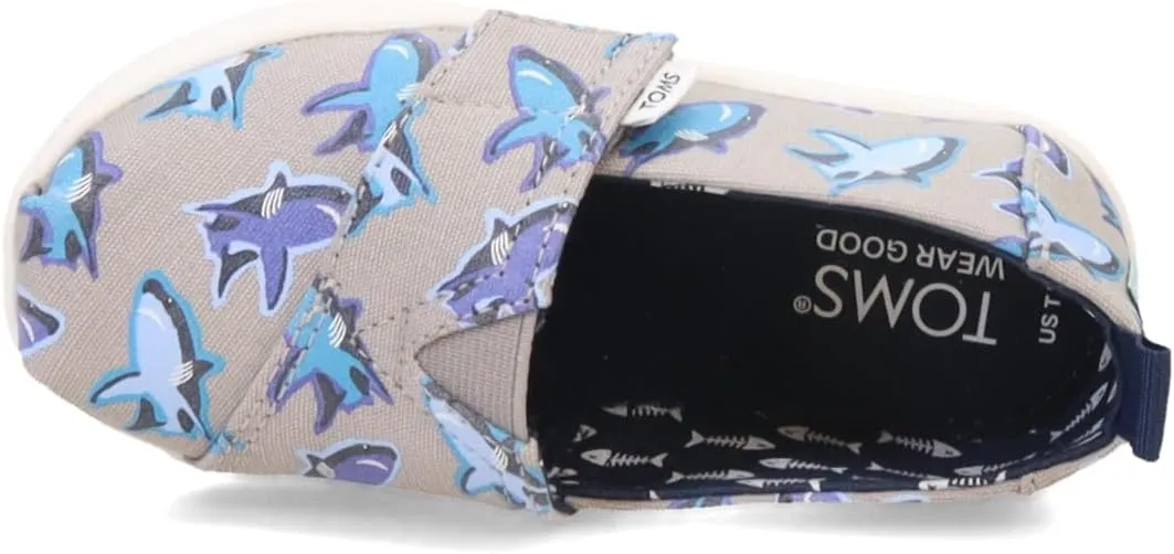 TOMS Boy's, Alpargata Tiny Slip-On - Toddler