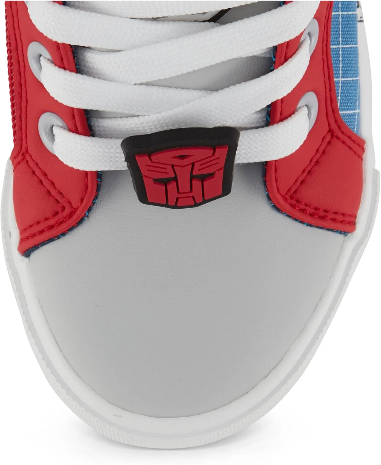 Transformers Boys High Top Sneaker - Optimus Prime Shoes - Optimus Prime, Megatron, Bumblebee Lace Up High Top Sneaker