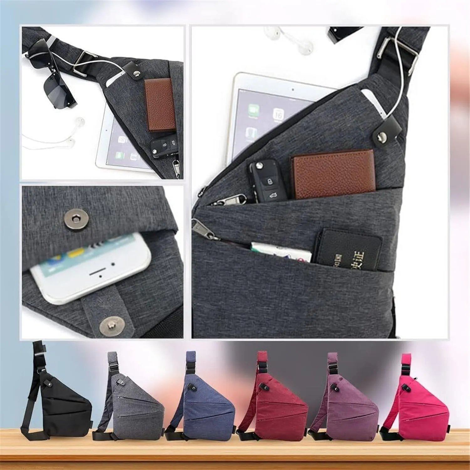 Travel Anti Theft Bag - Travel Bag, Travel Anti Theft Travel Bag, Travel Cross Body Bag