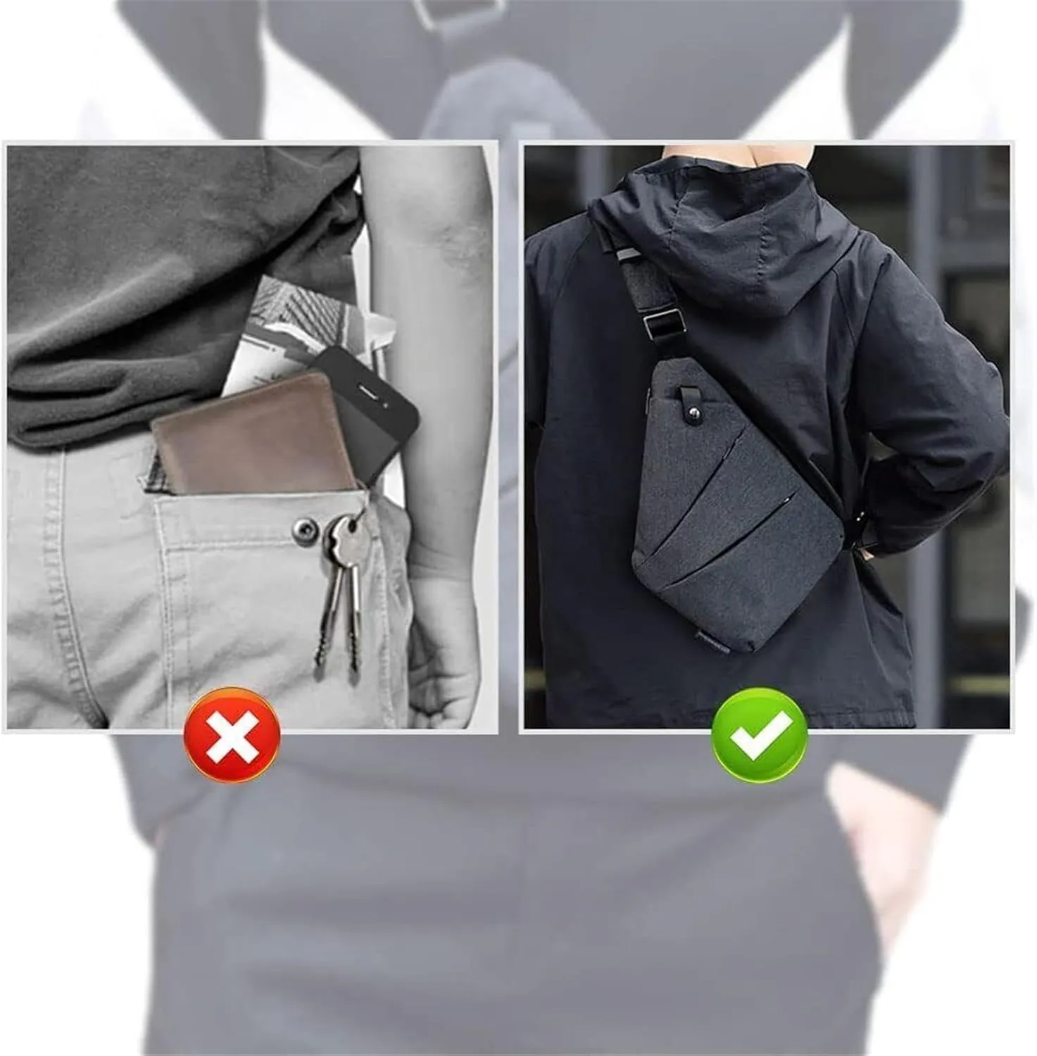 Travel Anti Theft Bag - Travel Bag, Travel Anti Theft Travel Bag, Travel Cross Body Bag