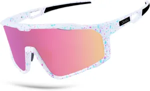 Ukoly Baseball/Running Sunglasses Cycling Glasses For Men Women,Sport Sunglasses HD Lens UV400 Protection TR90 Frame 620