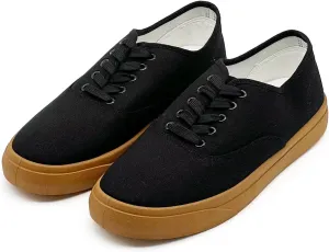 Unisex Low Top Canvas Shoes, Lace-up Canvas Sneakers, Womens Canvas Slip On Shoes, Casual Tennis Shoes for Men - Multiple Colors - Full Size