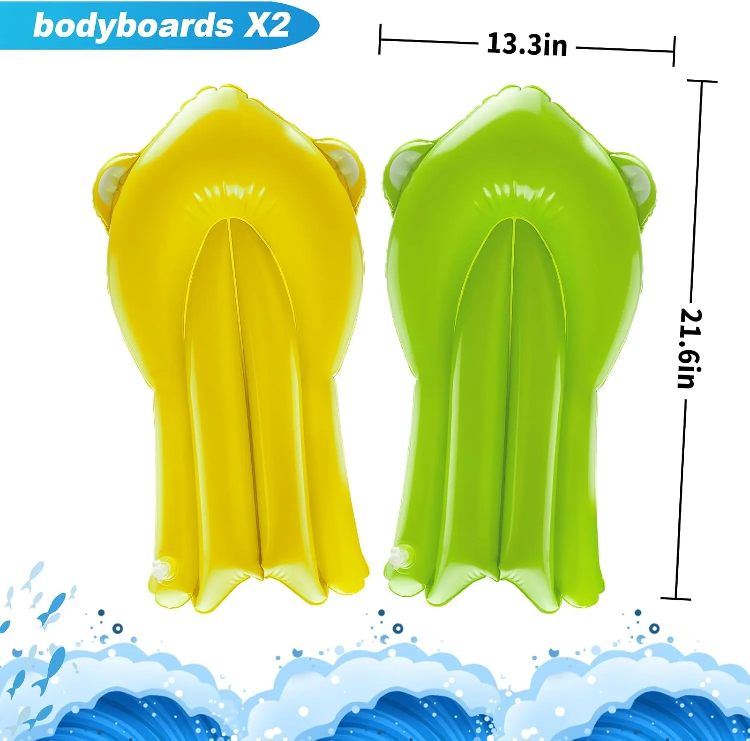 VEEST 33 FT Extra Long Water Slides for Kids Adults, Giant Double Lawn Water Slip Heavy Duty with 2 Bodyboards, Summer Water Slides Toys with Crash Pad for Backyard Outdoor
