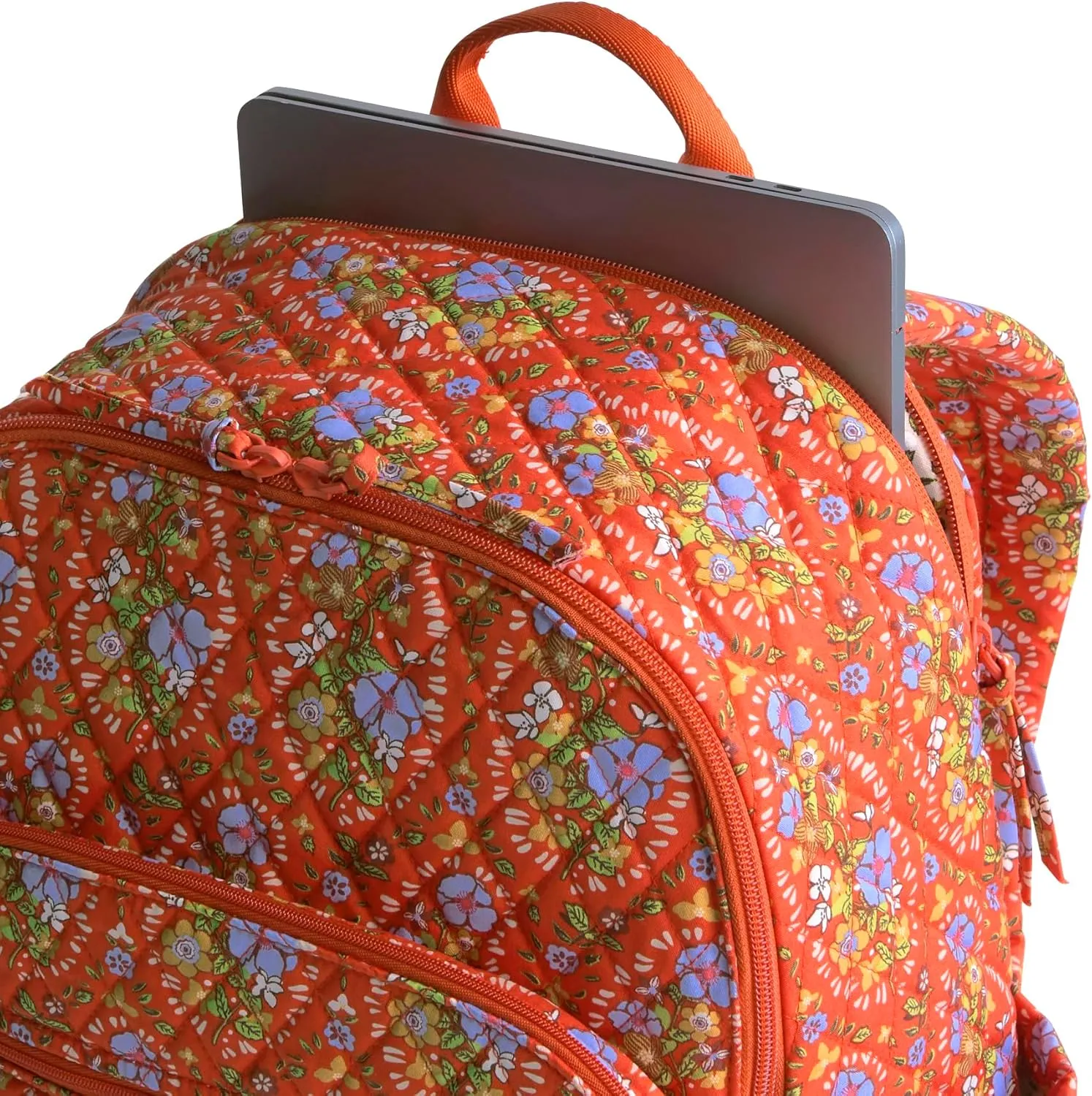 Vera Bradley Premium Cotton Bancroft Backpack, Garden Paisley