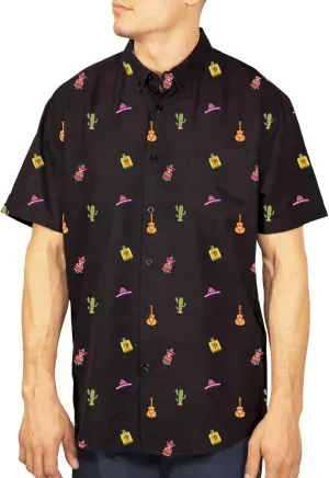 Visive Mens Short Sleeve Button Down Printed Shirts - Over 45 Novelty Prints Sizes S - 4XL