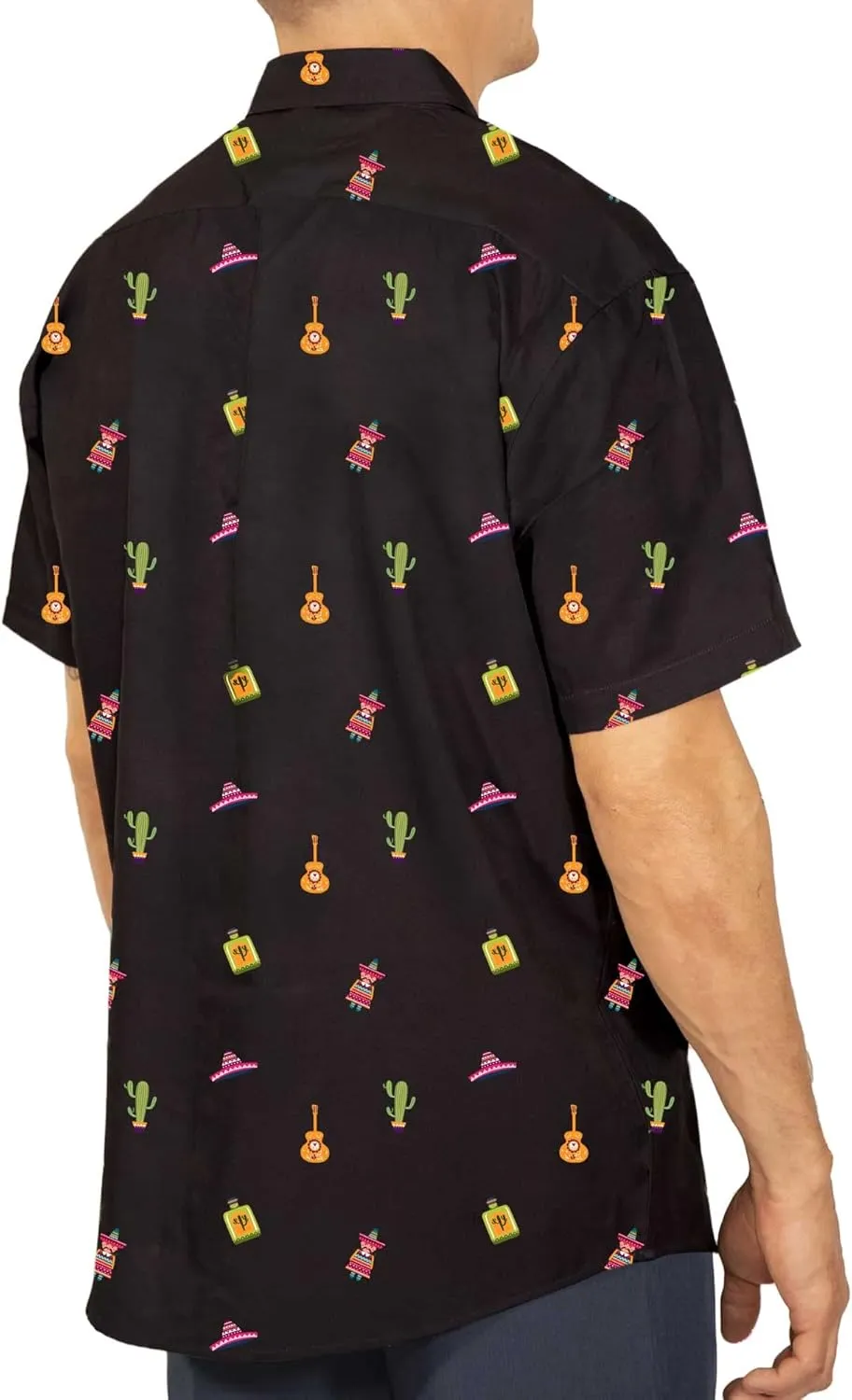 Visive Mens Short Sleeve Button Down Printed Shirts - Over 45 Novelty Prints Sizes S - 4XL