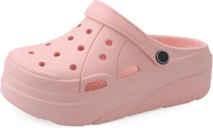 VONMAY Women's Platform Clogs Garden Shoes with Arch Support Comfortable Slip-on Slide Sandals Beach Slippers