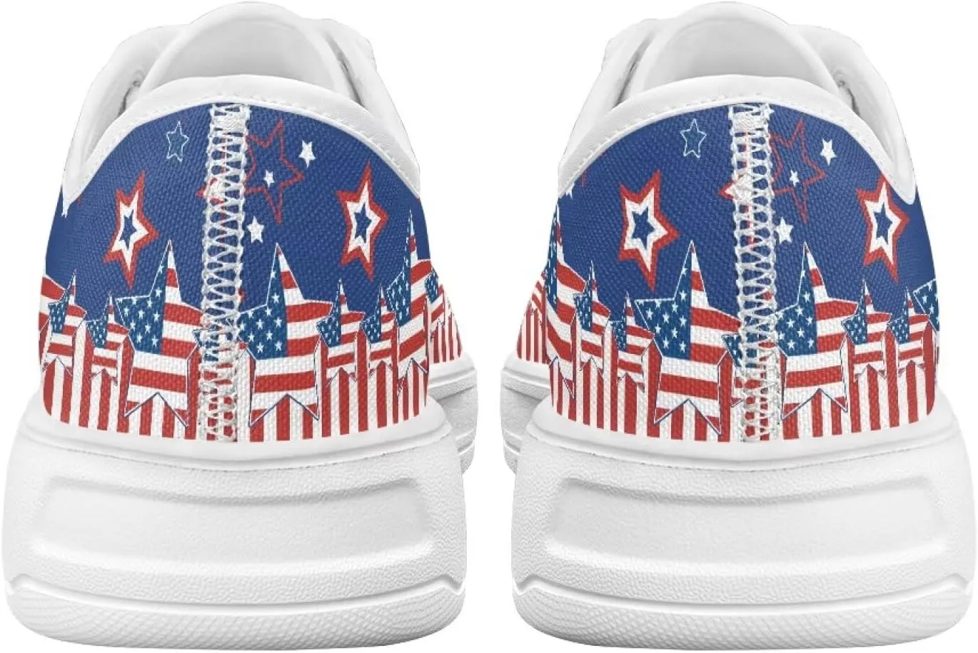 Womens Canvas Sneakers Low-Top Slip Ons Shoes Summer Lace Up Platform Fashion Casual Cute Walking Shoes 5.5-13.5