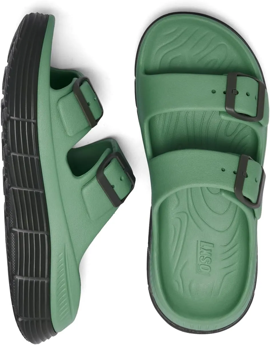 Women's Slide Sandals Recovery Sport Sandals Ladies Orthotic Adjustable Thick Cushion Reduces Stress on Feet, Joints & Back Post-Exercise With Comfortable Plantar Fasciitis Arch Support