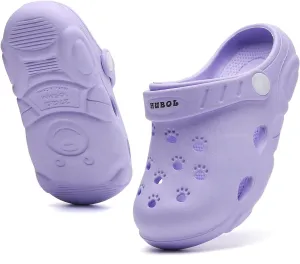 YUKTOPA Children's Garden Clogs Shoes Toddler Little Kid Sandals Slippers Breathable Beach Shower Shoes